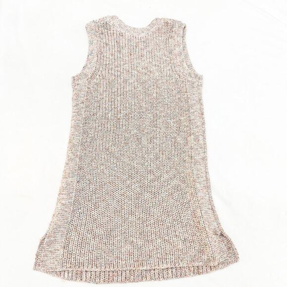 Ella Moss Marge Knit Sleeveless Woven Sweater Size Small Juniors - Picture 2 of 6